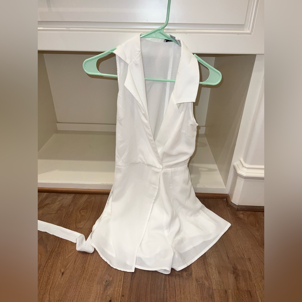White romper from boutique